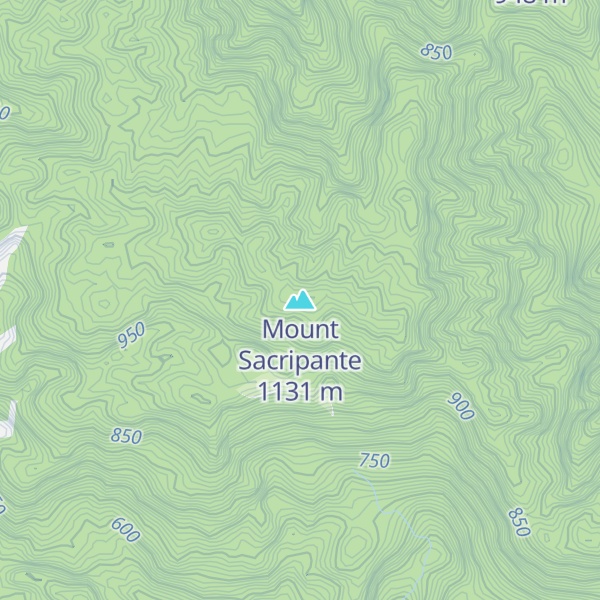 Map of Mount Sacripante