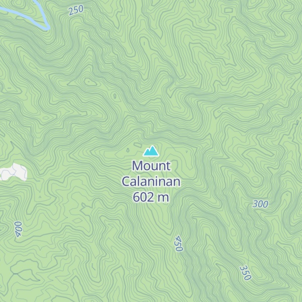 Map of Mount Calaninan