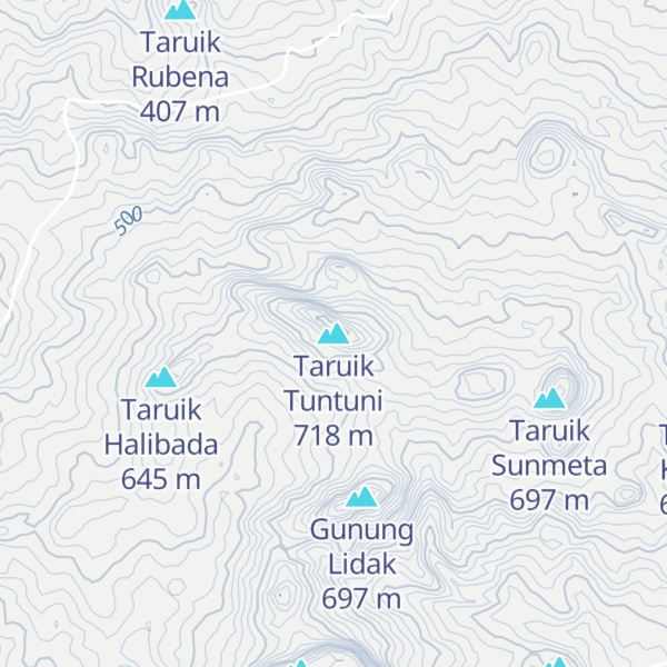 Map of Taruik Tuntuni