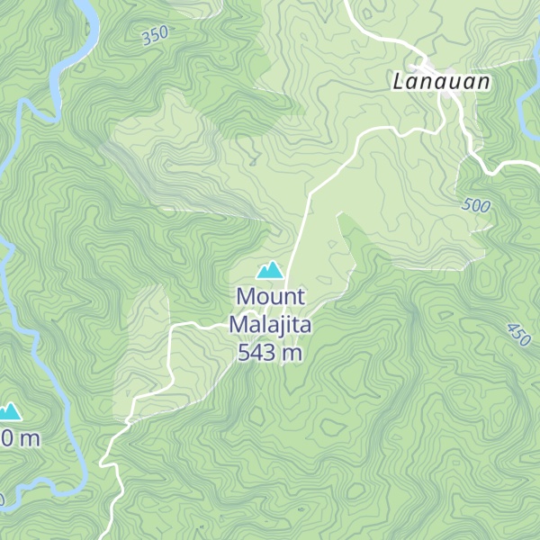 Map of Mount Malajita