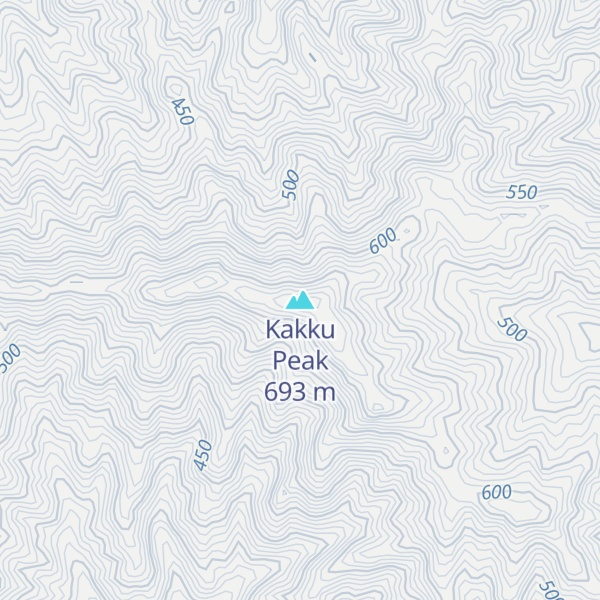 Map of Kakku Peak