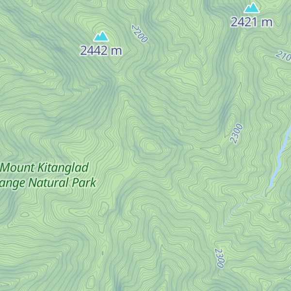 Map of Mount Nanluyaw