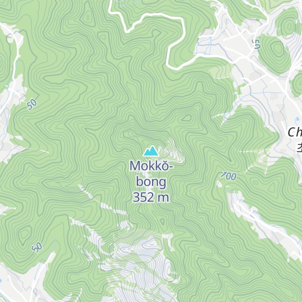 Map of Mokkŏ-bong