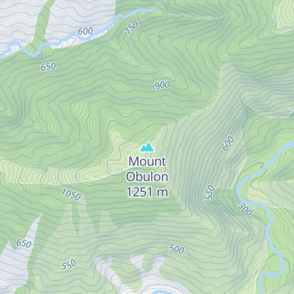Map of Mount Obulon