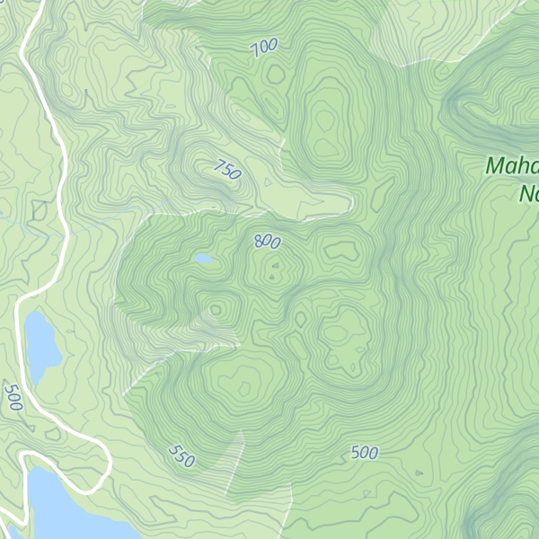 Map of Mount Mahagnao