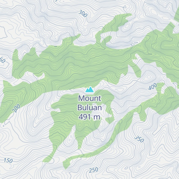 Map of Mount Buluan