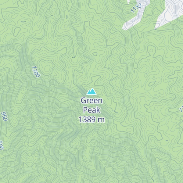 Map of Green Peak
