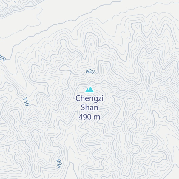 Map of Chengzi Shan