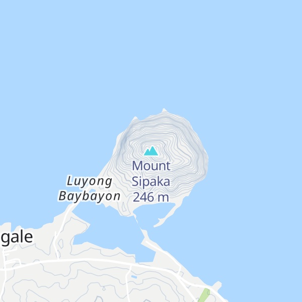 Map of Mount Sipaka