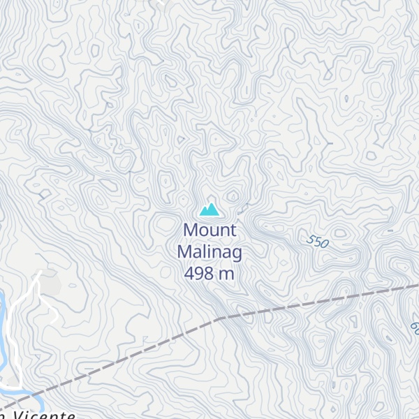 Map of Mount Malinag