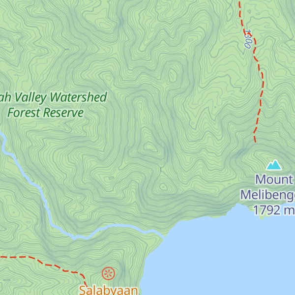 Map of Spire Peak