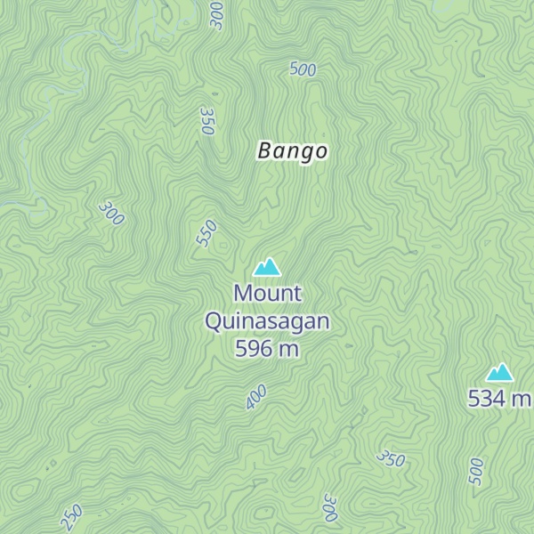 Map of Mount Quinasagan