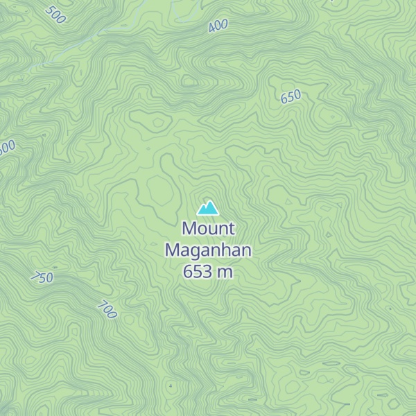 Map of Mount Maganhan