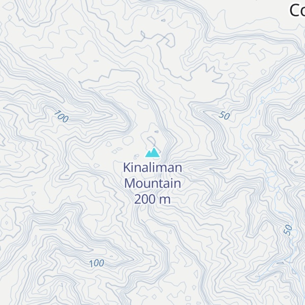Map of Kinaliman Mountain