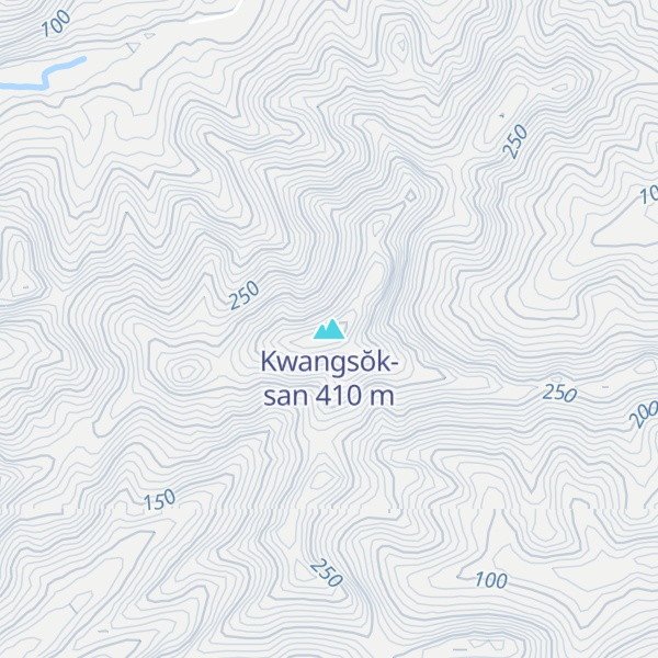 Map of Kwangsŏk-san