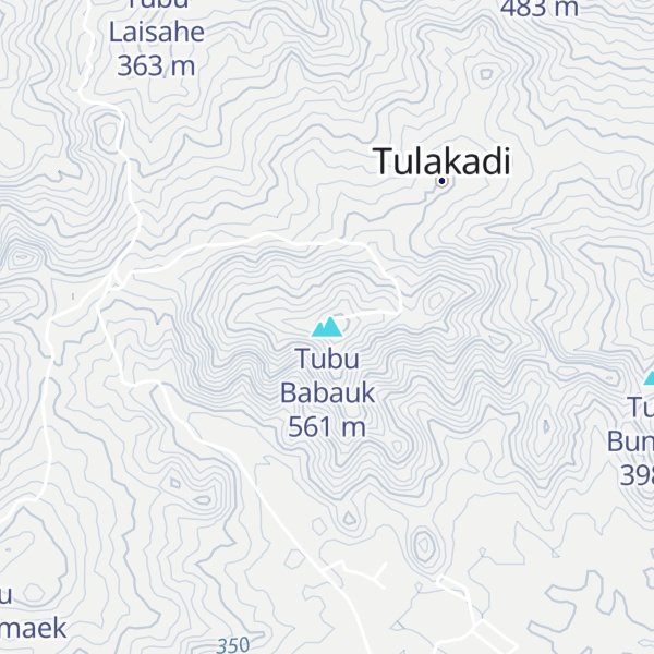 Map of Tubu Babauk