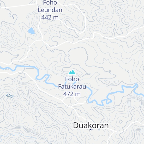 Map of Foho Fatukarau