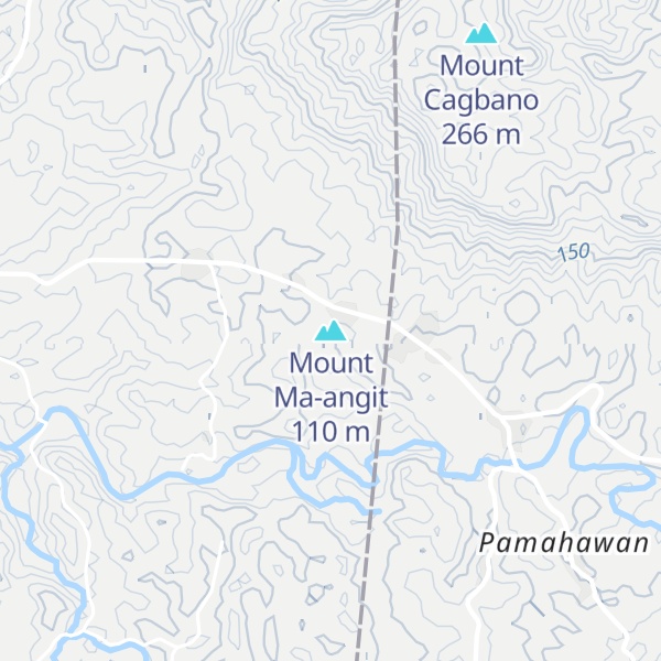 Map of Mount Ma-angit