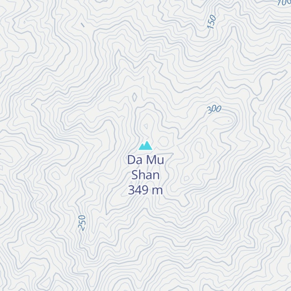 Map of Da Mu Shan