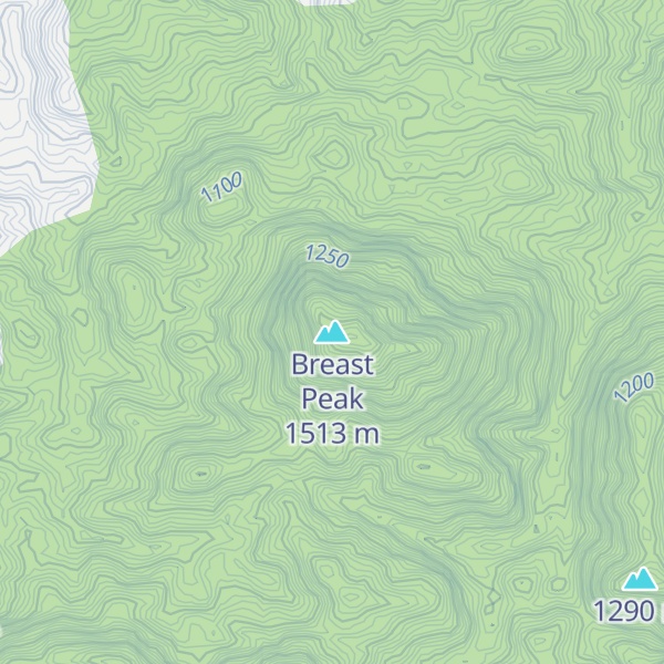 Map of Breast Peak