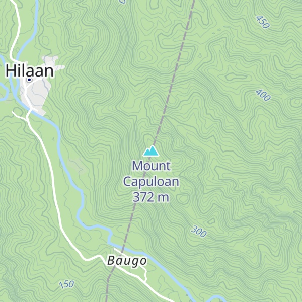 Map of Mount Capuloan