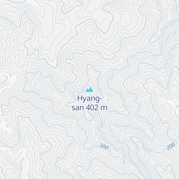 Map of Hyang-san
