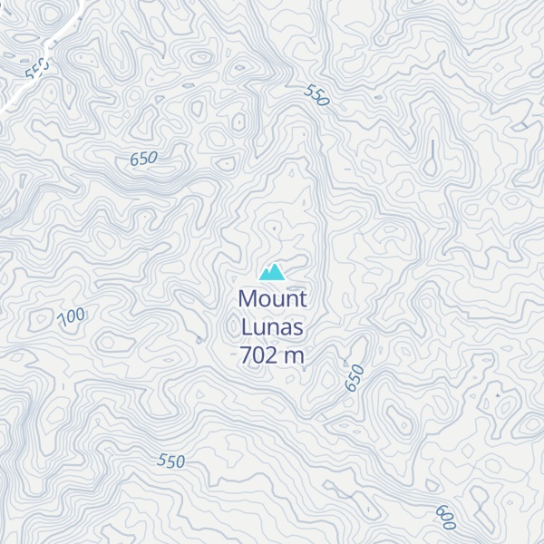 Map of Mount Lunas