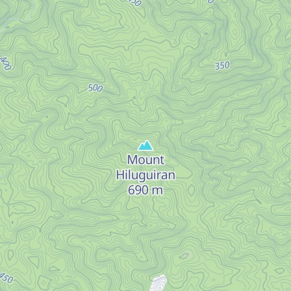 Map of Mount Hiluguiran