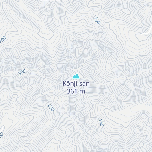 Map of Kŏnji-san