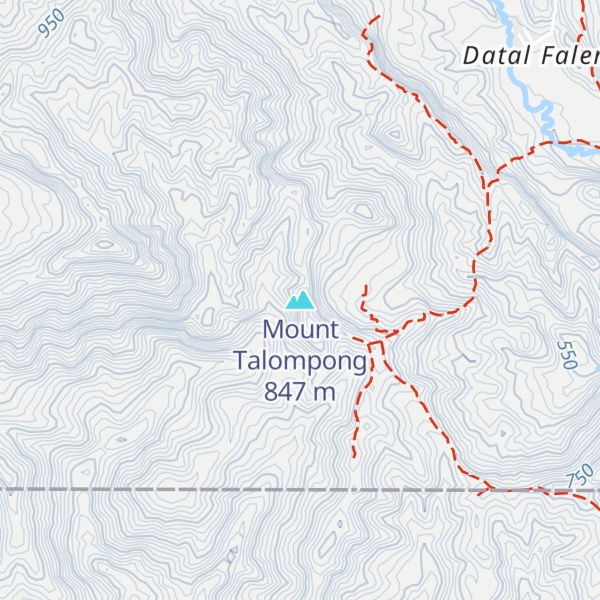 Map of Mount Talompong