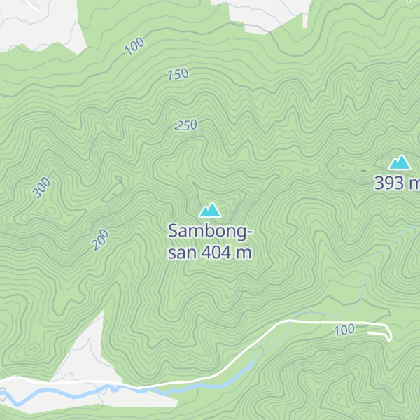 Map of Sambong-san