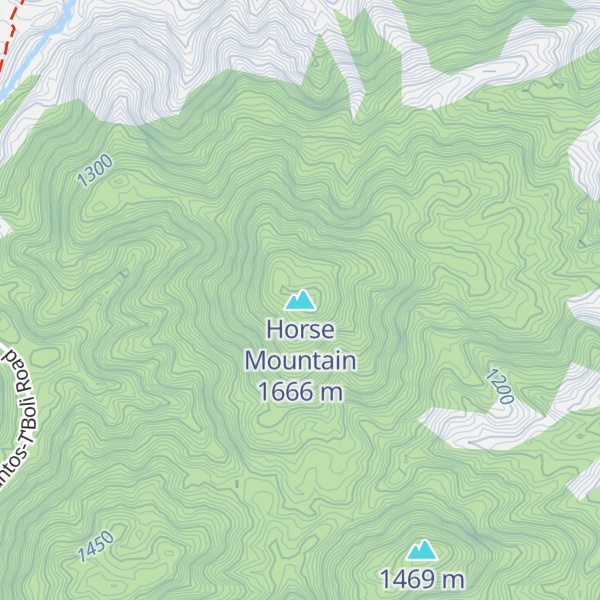 Map of Horse Mountain