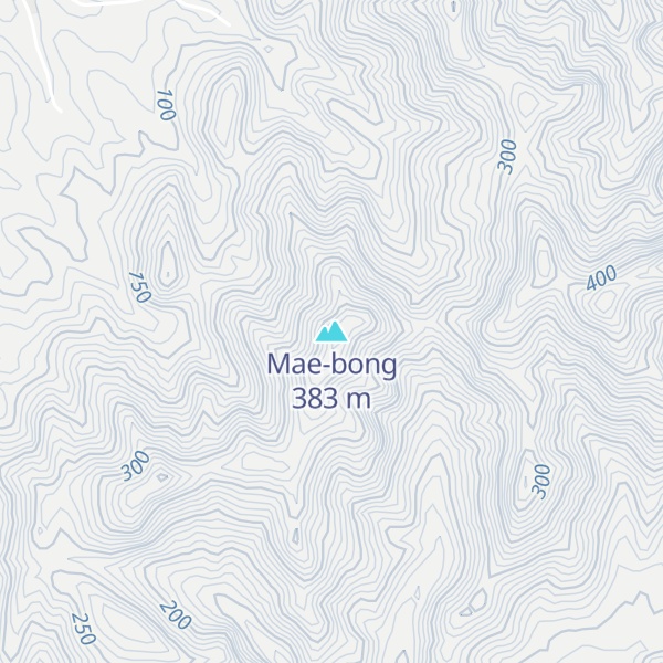 Map of Mae-bong
