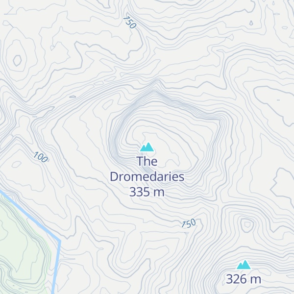 Map of The Dromedaries