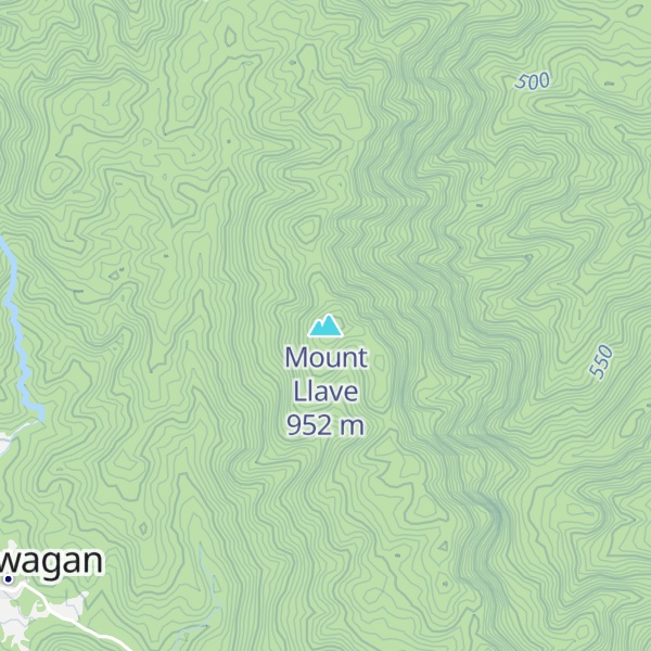 Map of Mount Llave