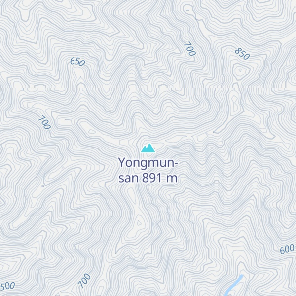 Map of Yongmun-san