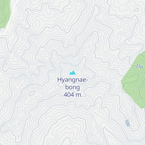 Map of Hyangnae-bong