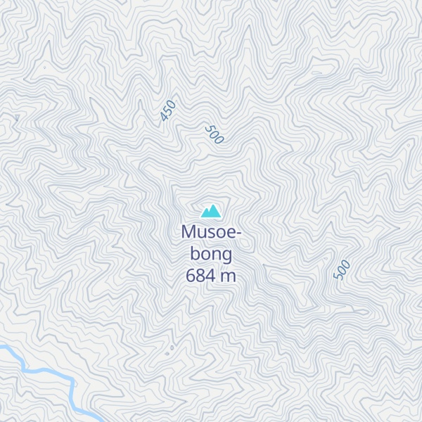Map of Musoe-bong