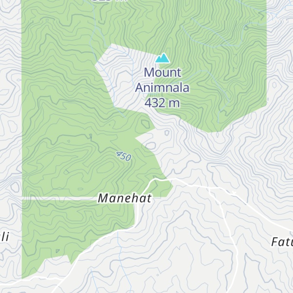 Map of Mount Malunmutuk