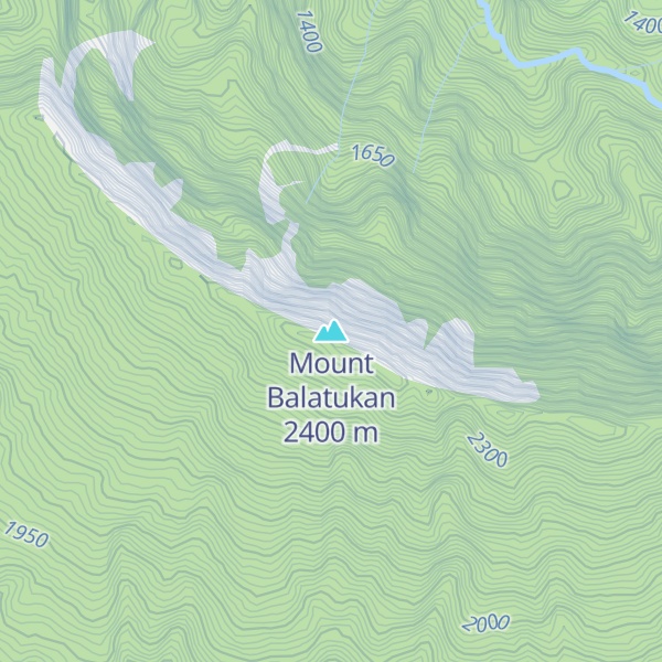 Map of Mount Balatukan