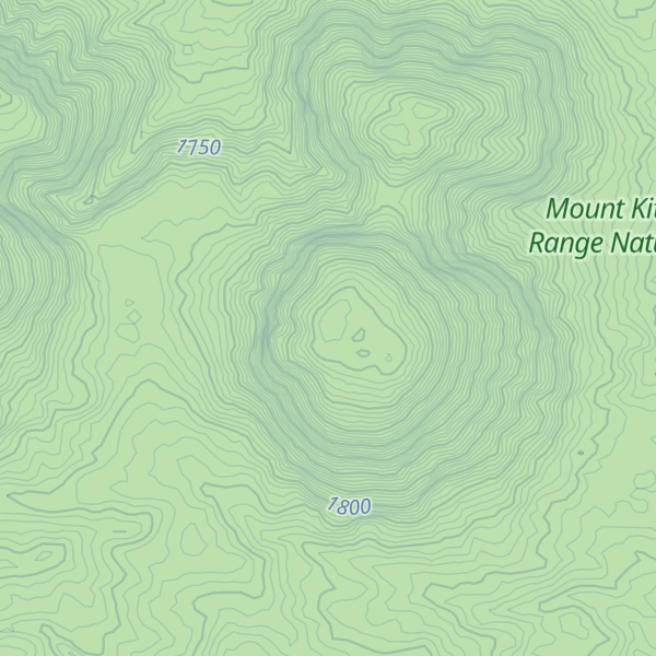 Map of Mount Apolang