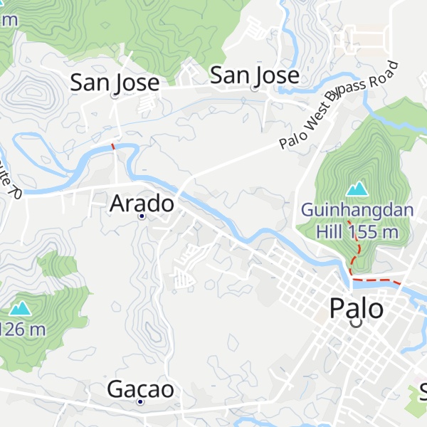 Map of Mount Guinhandang