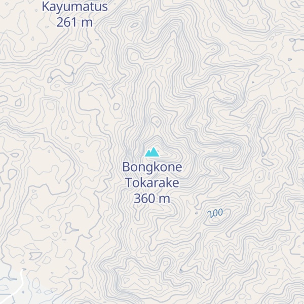 Map of Bongkone Tokarake