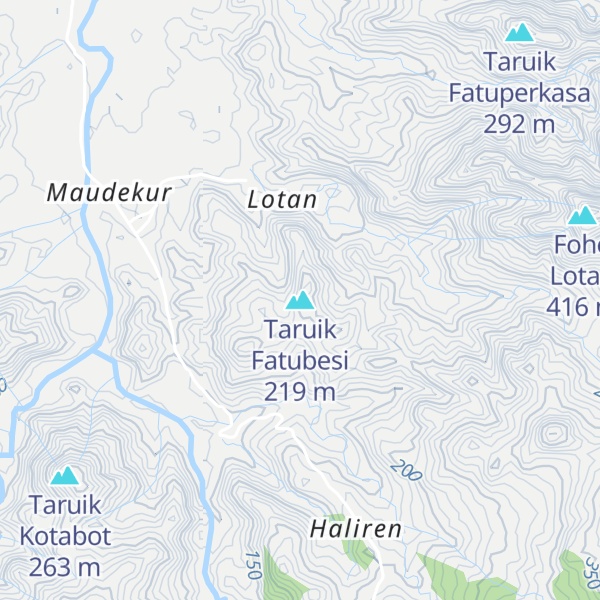 Map of Taruik Fatubesi