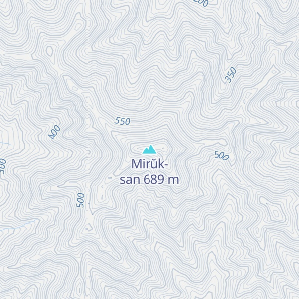 Map of Mirŭk-san