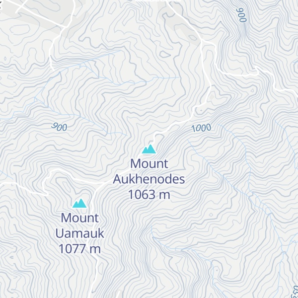Map of Mount Aukhenodes