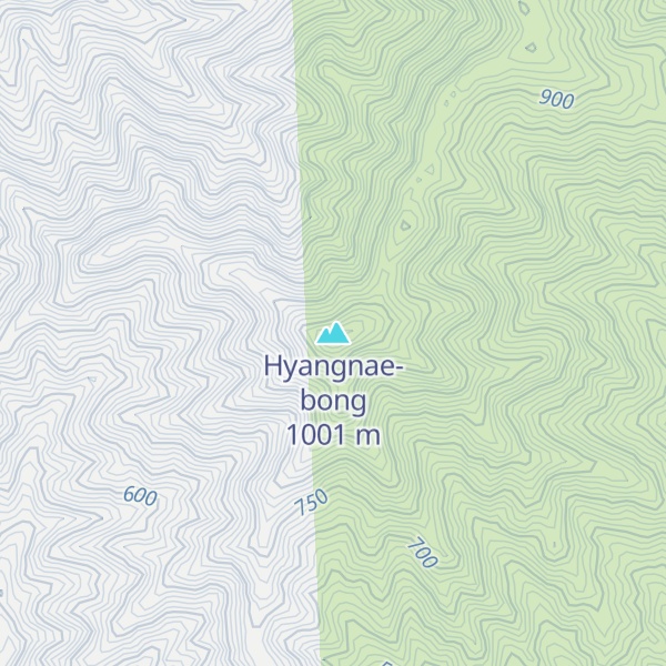 Map of Hyangnae-bong