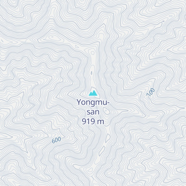 Map of Yongmu-san