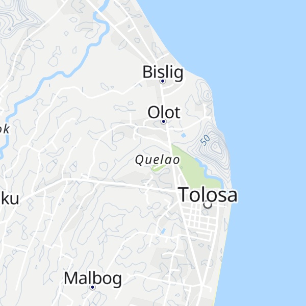 Map of Mount Tolosa