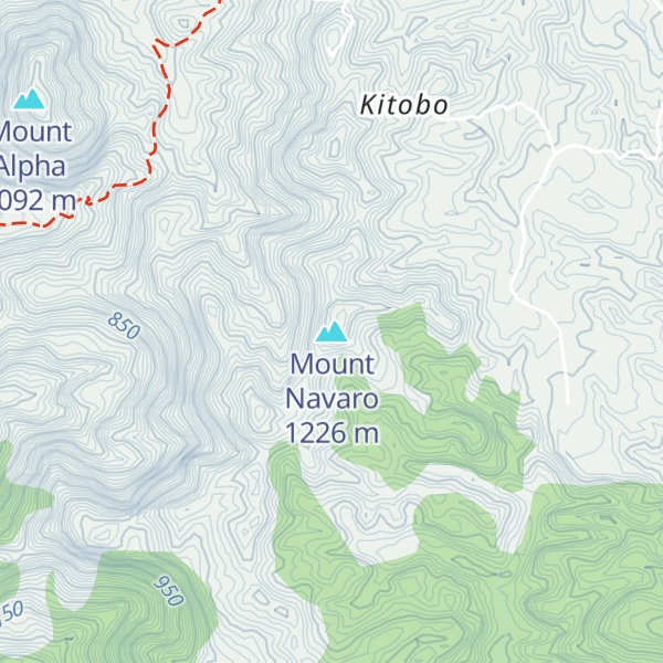 Map of Mount Navaro